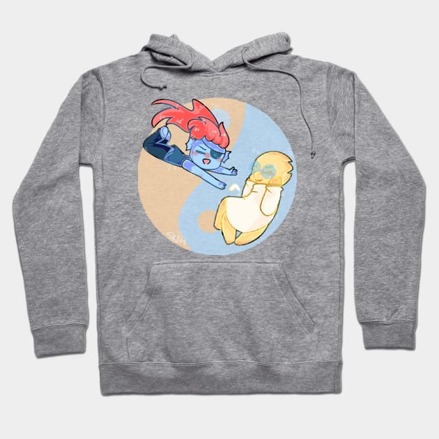 Fishy love Hoodie by Skitzuu